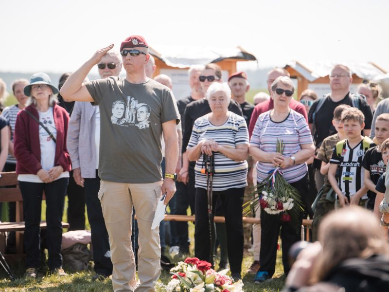 Odhalení Stezky Jana Kubiše a Jaroslava Krátkého a výsadba stromů 18.4.2026 II.